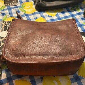 Brown Leather Shoulder Bag